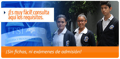 &iexcl;Sin fichas ni ex&aacute;menes de admisi&oacute;n!